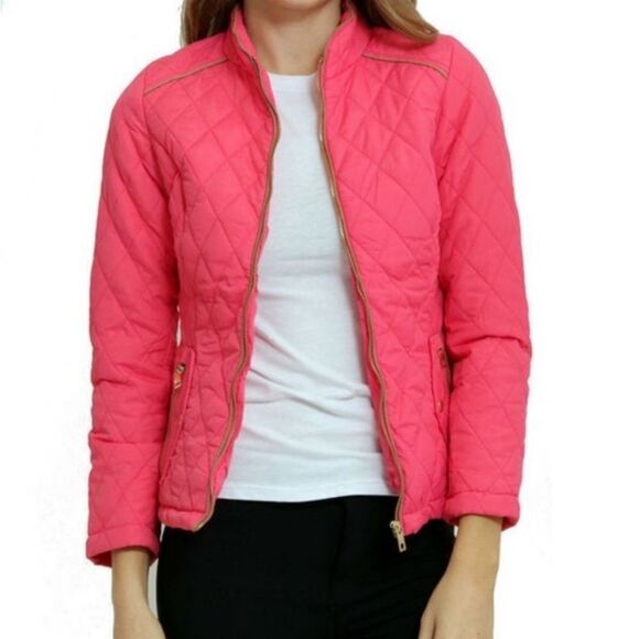 GIRLS Pink Winter Puffer Jacket - Picture 3 of 3